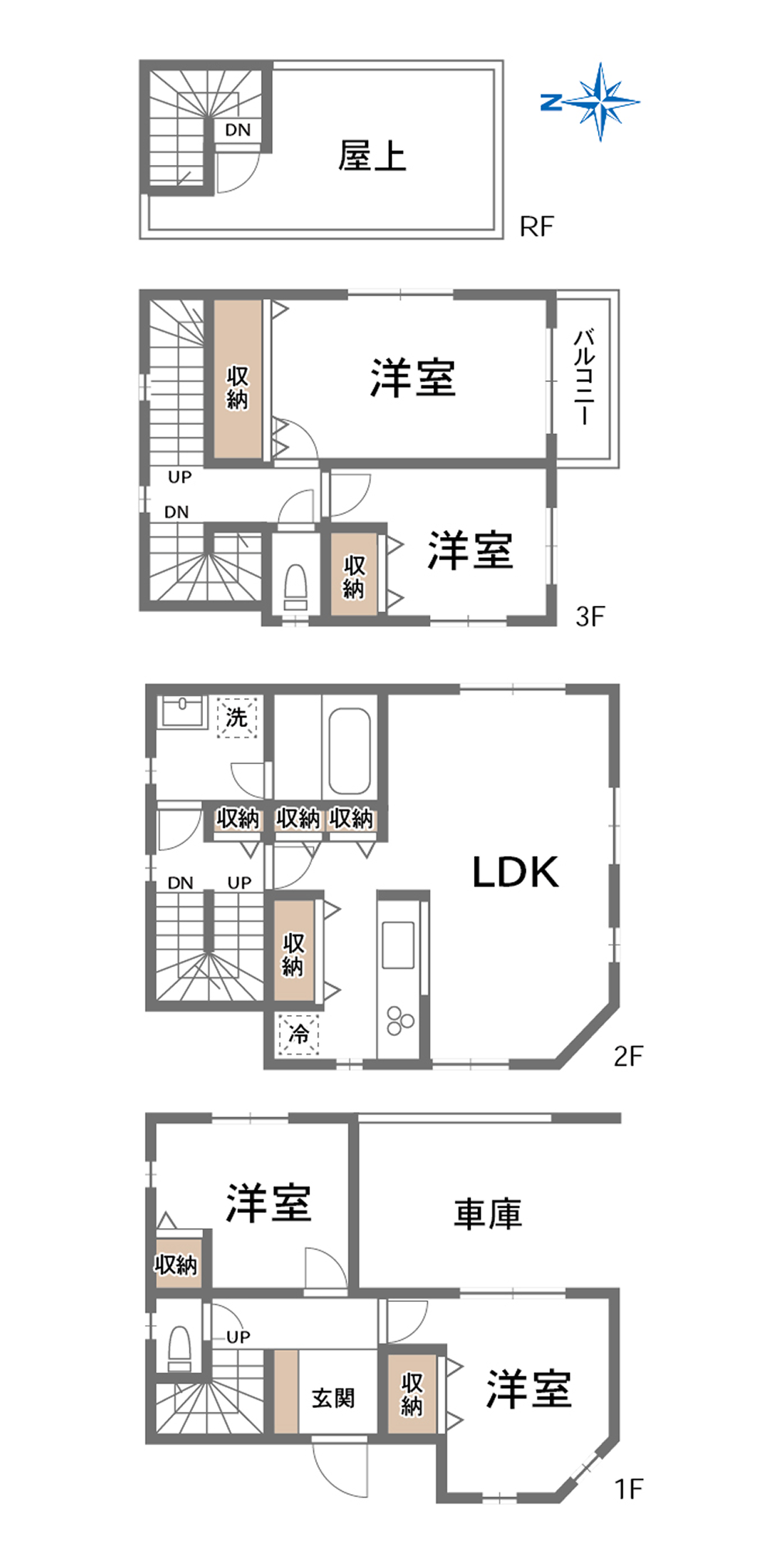 南浦和神明1丁目 平面図
